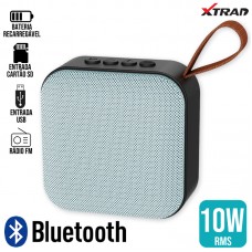 Caixa de Som Bluetooth 10W XDG193 Xtrad - Branca